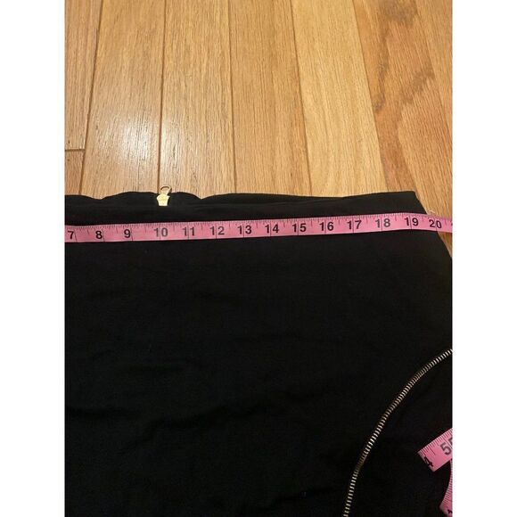 Poetic Justice, women's black skirt with zipper accent size 2x - Picture 6 of 7